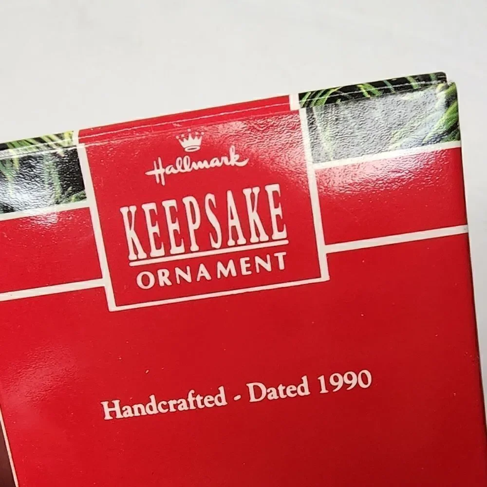 1990 Hallmark Keepsake Miniature Christmas Ornament STAMP COLLECTOR
